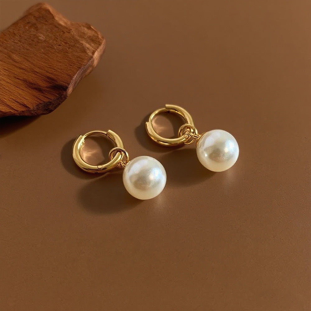Waterproof Pearl Earrings