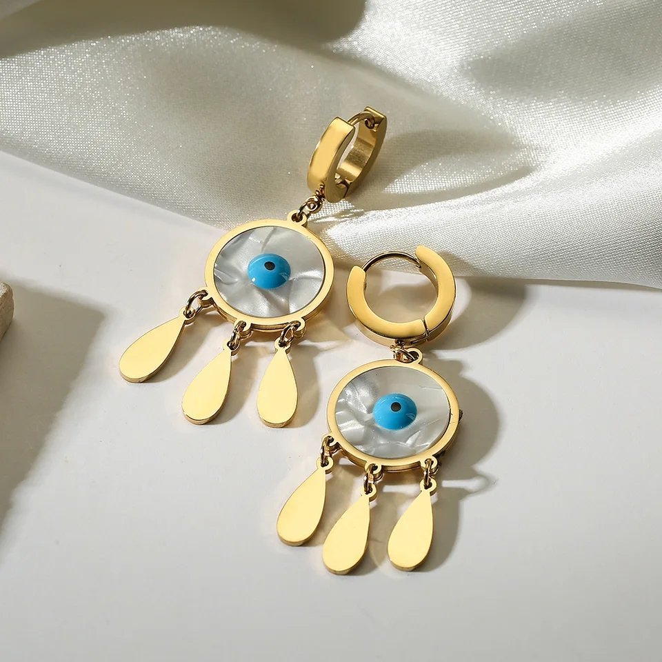 New Egyptian High Quality Evil Eye Earrings