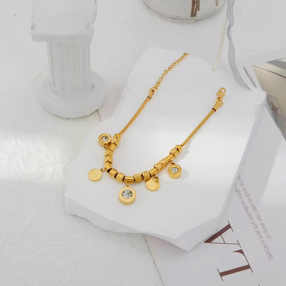 Timeless Crystal Charm Bracelet