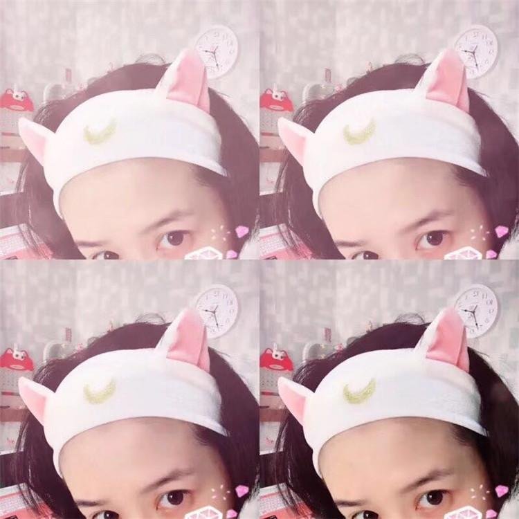 Cat Ears Hair Band - White