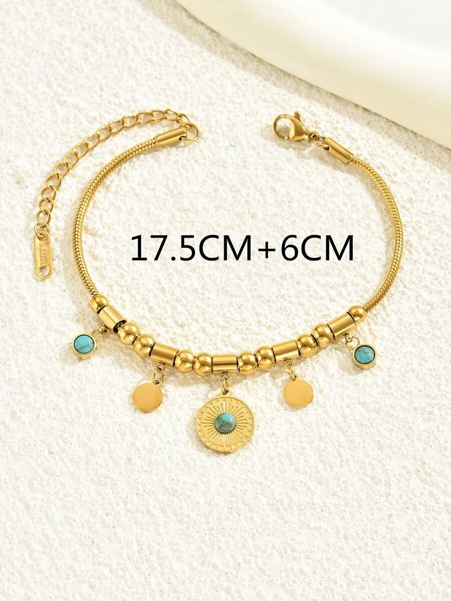 Retro Gold Plated Adjustable Bracelet