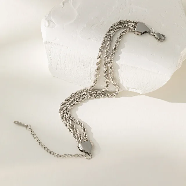 Three Layered Titanium Steel Luxury Bracelet