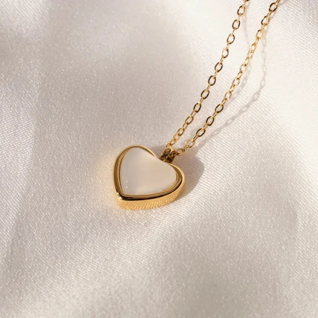 Minimal Heart Gold Plated Necklace