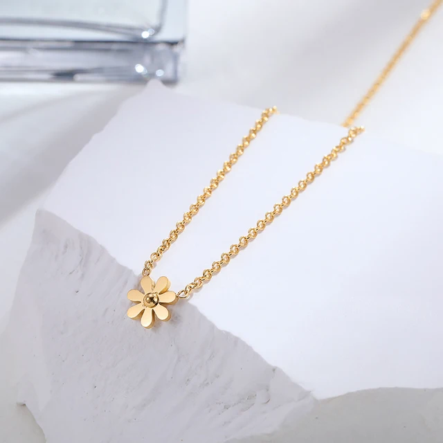 Vintage Flower Waterproof Necklace
