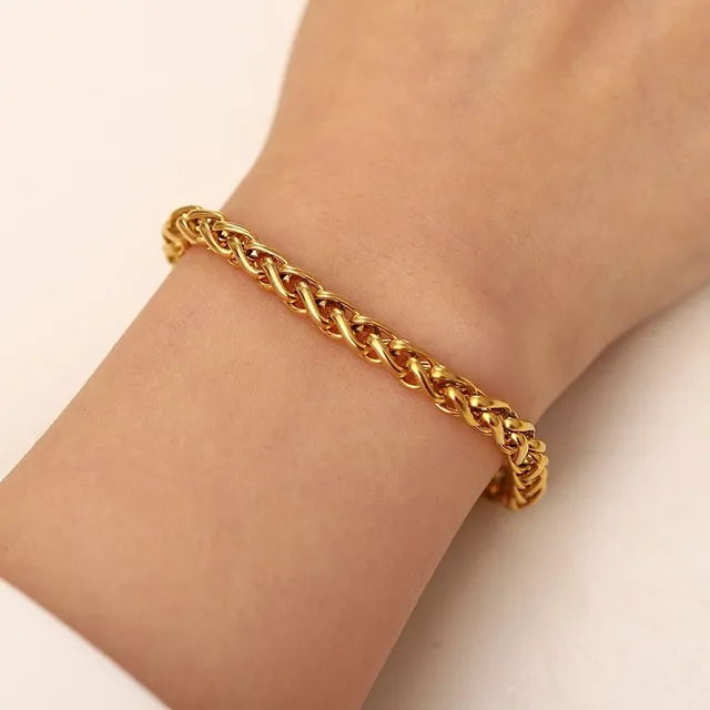 Light Weight Gold Plated Minimal Bracelet