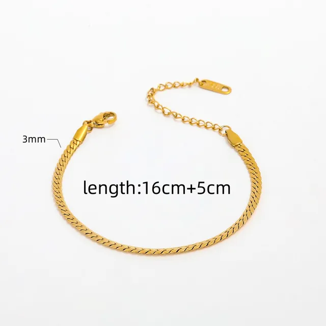 Minimal Waterproof Gold Plated Bracelet