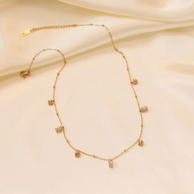 Minimal Elegant Thin Chain Necklace