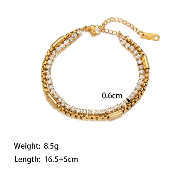 Chunky Heavy Weight Multi Layered Bracelet