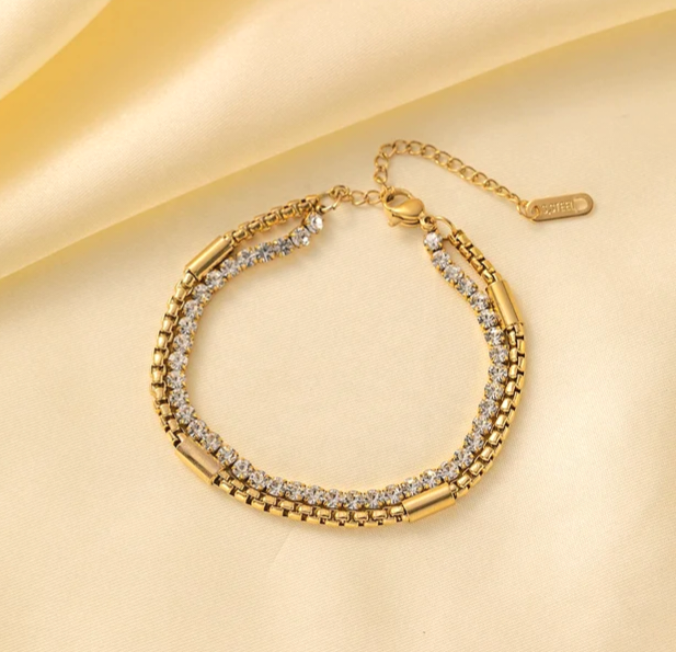 Chunky Heavy Weight Multi Layered Bracelet