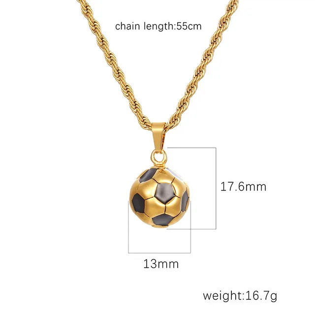 For The Love of Football Waterproof Necklace