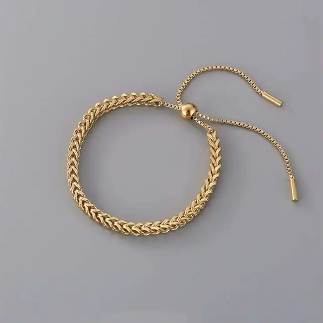 High End Gold Plated Adjustable Bracelet