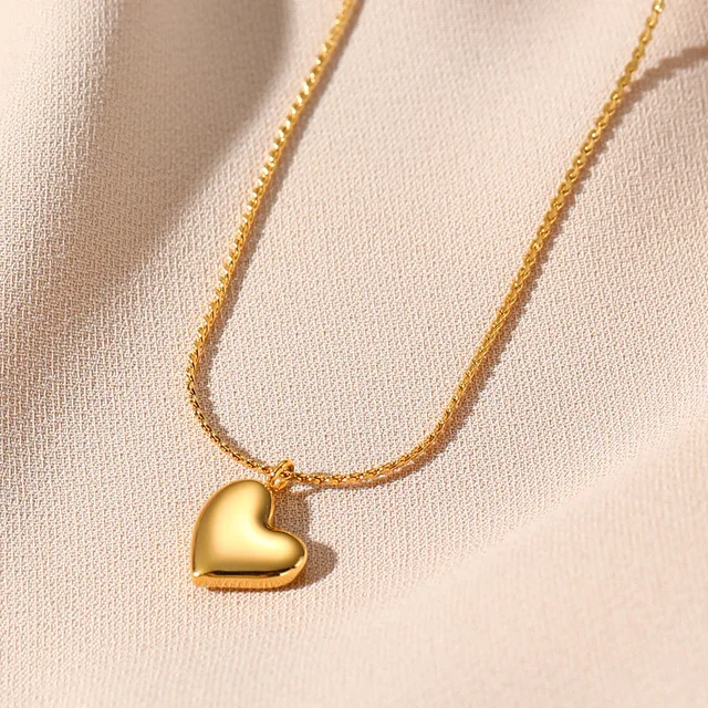 The Hanging Heart Gold Plated Necklace