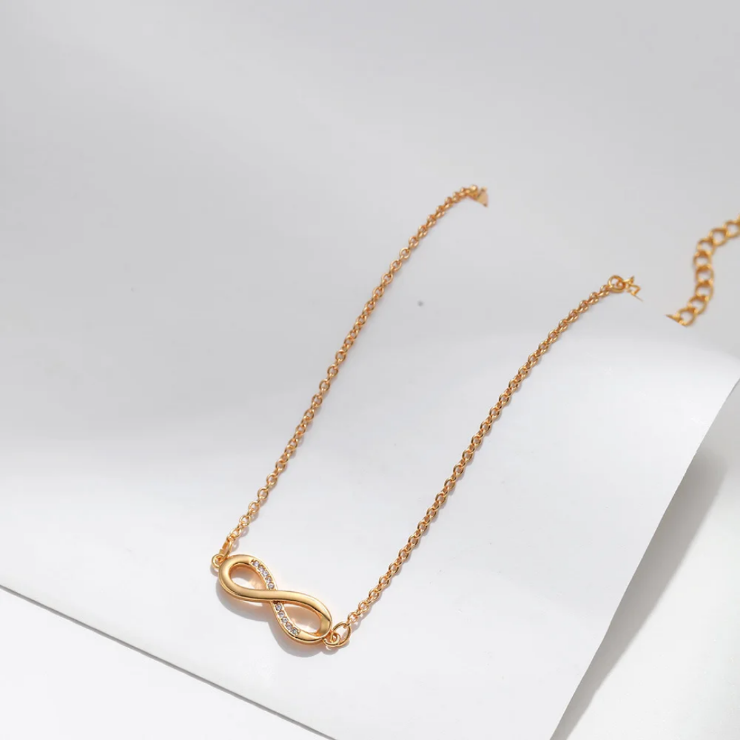 Gold Plated Dainty Infinity Bracelet