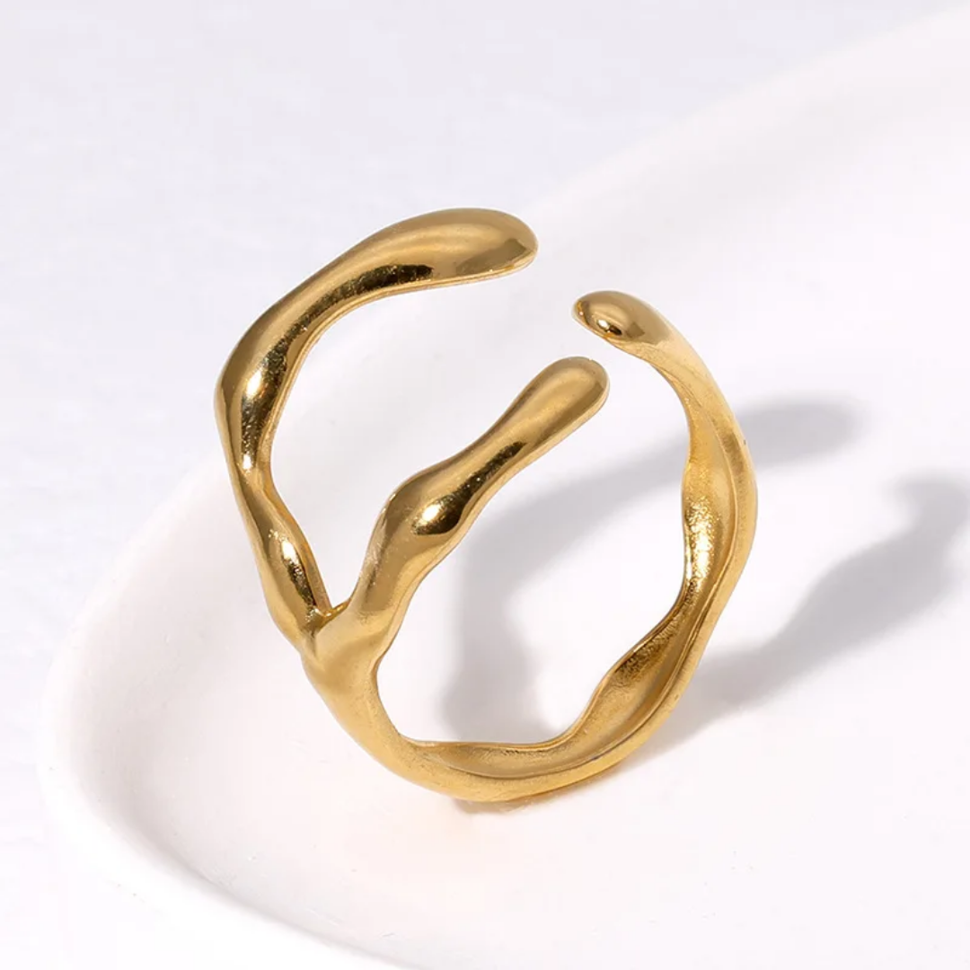 Gold Plated Claw Ring