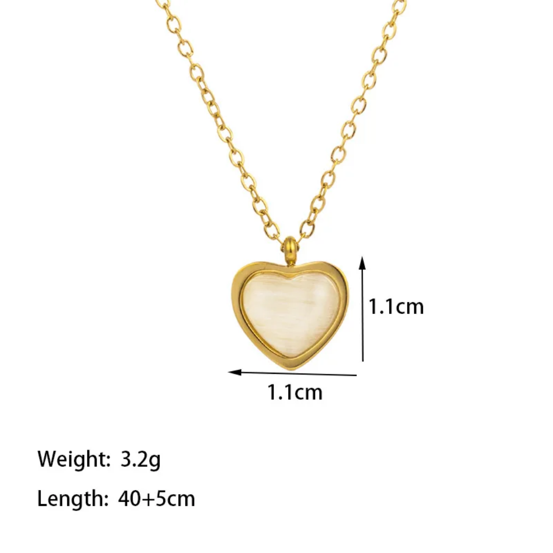 Minimal Heart Gold Plated Necklace
