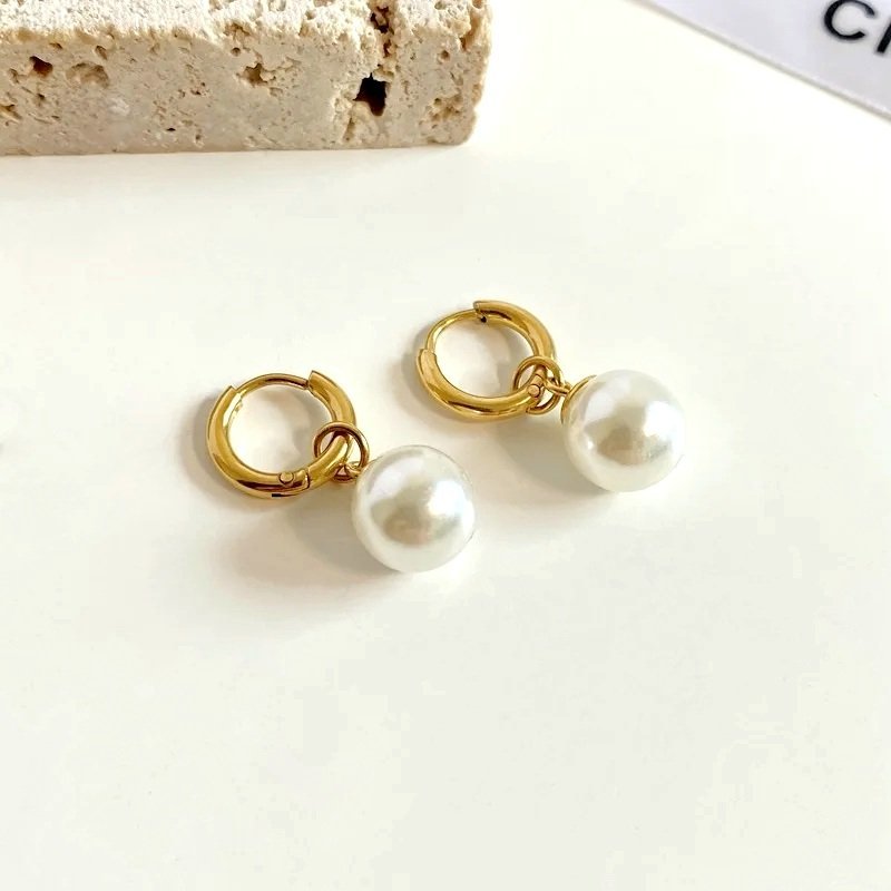 Waterproof Pearl Earrings