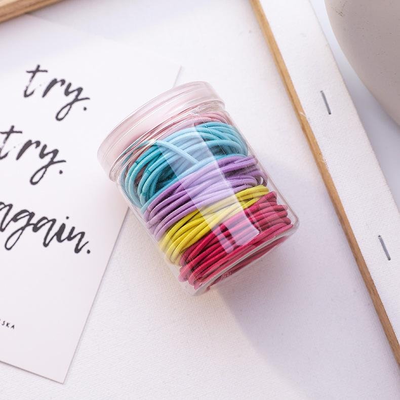 100 Gen Mori Female Color Hair Rope Korean Rubber Band