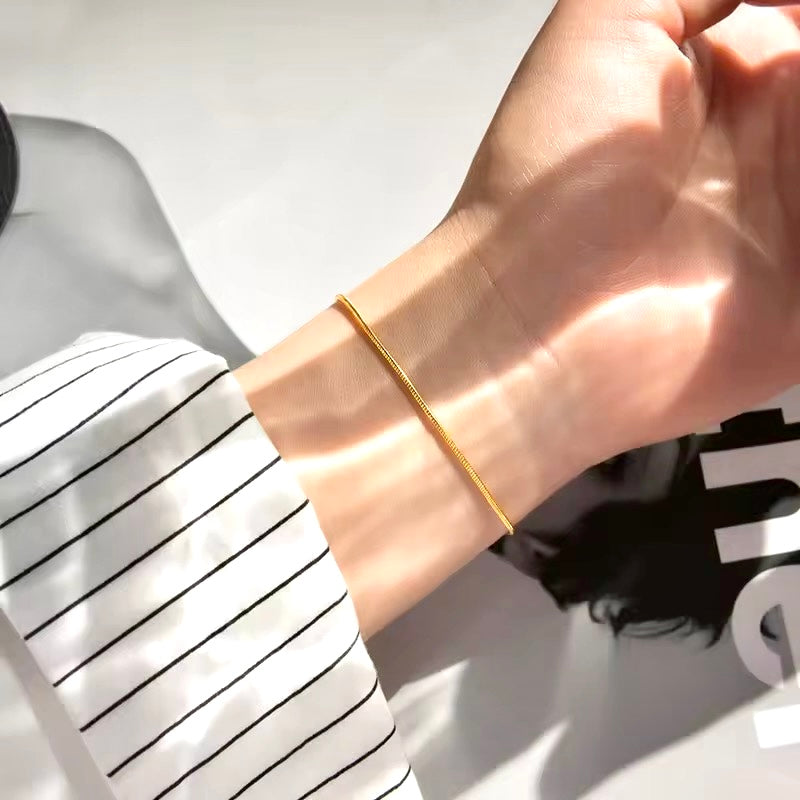 Minimal Gold Plated Bracelet