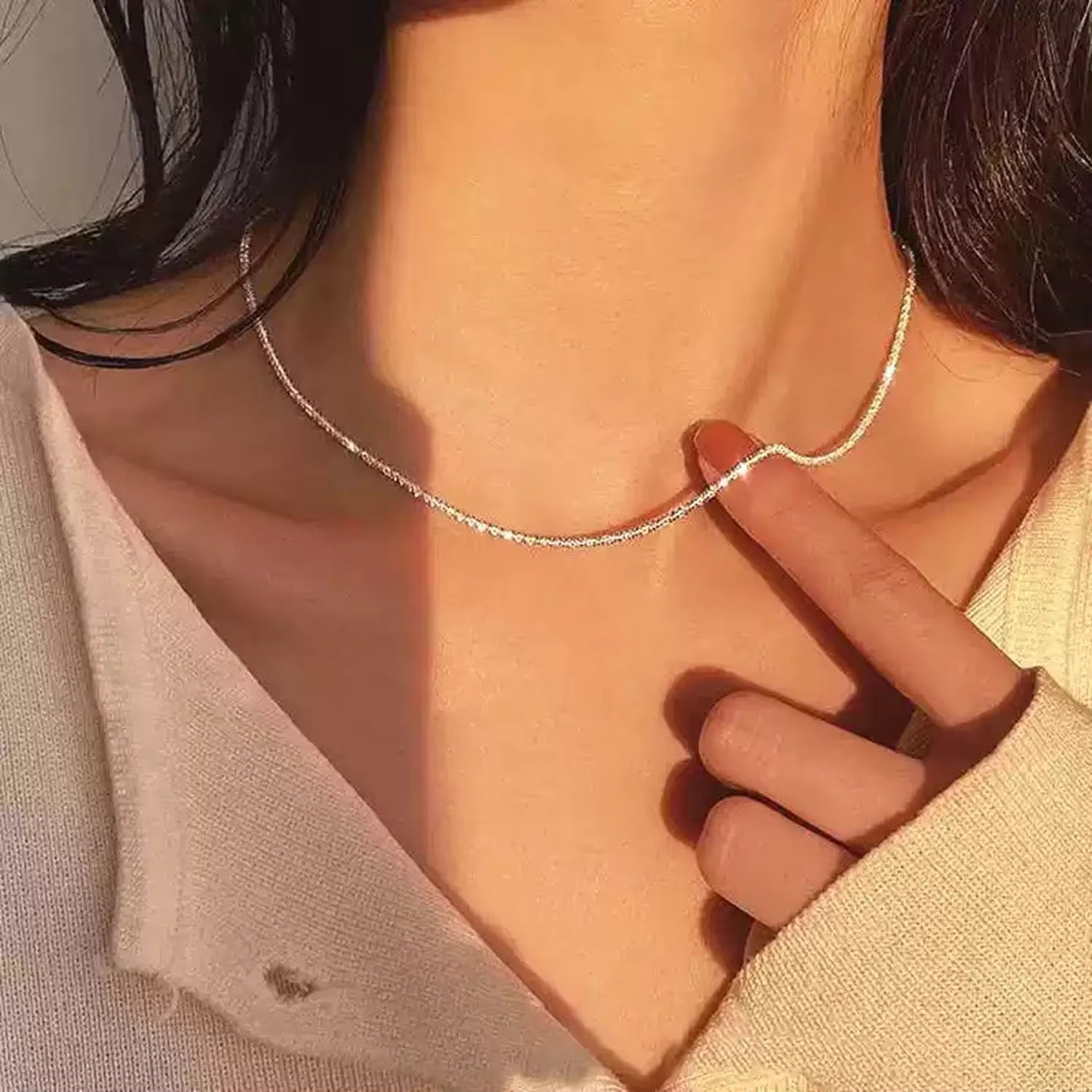 Timeless Stainless steel Cable Chain Necklace