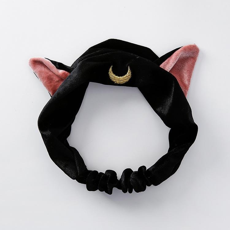 Cat Ears Hair Band - Black