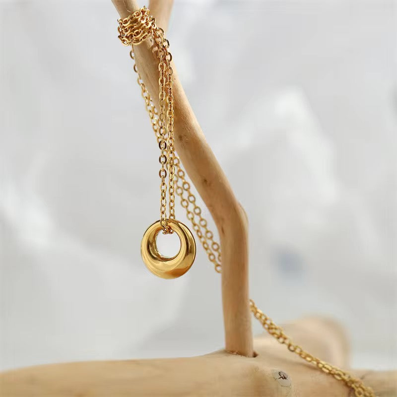 Minimal Vintage Gold Plated Necklace