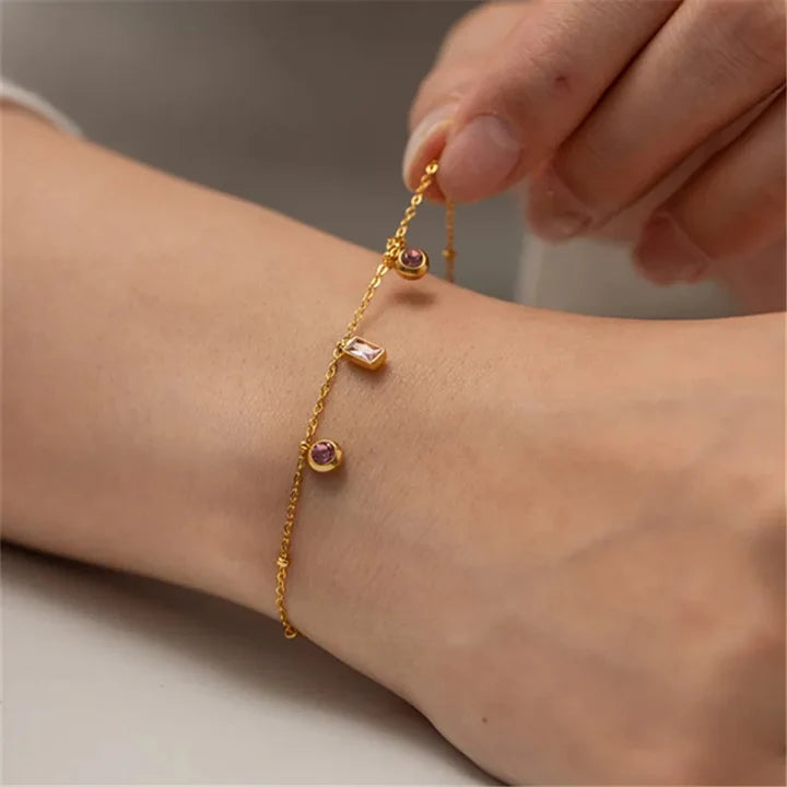 Minimal Elegant Thin Chain Bracelet