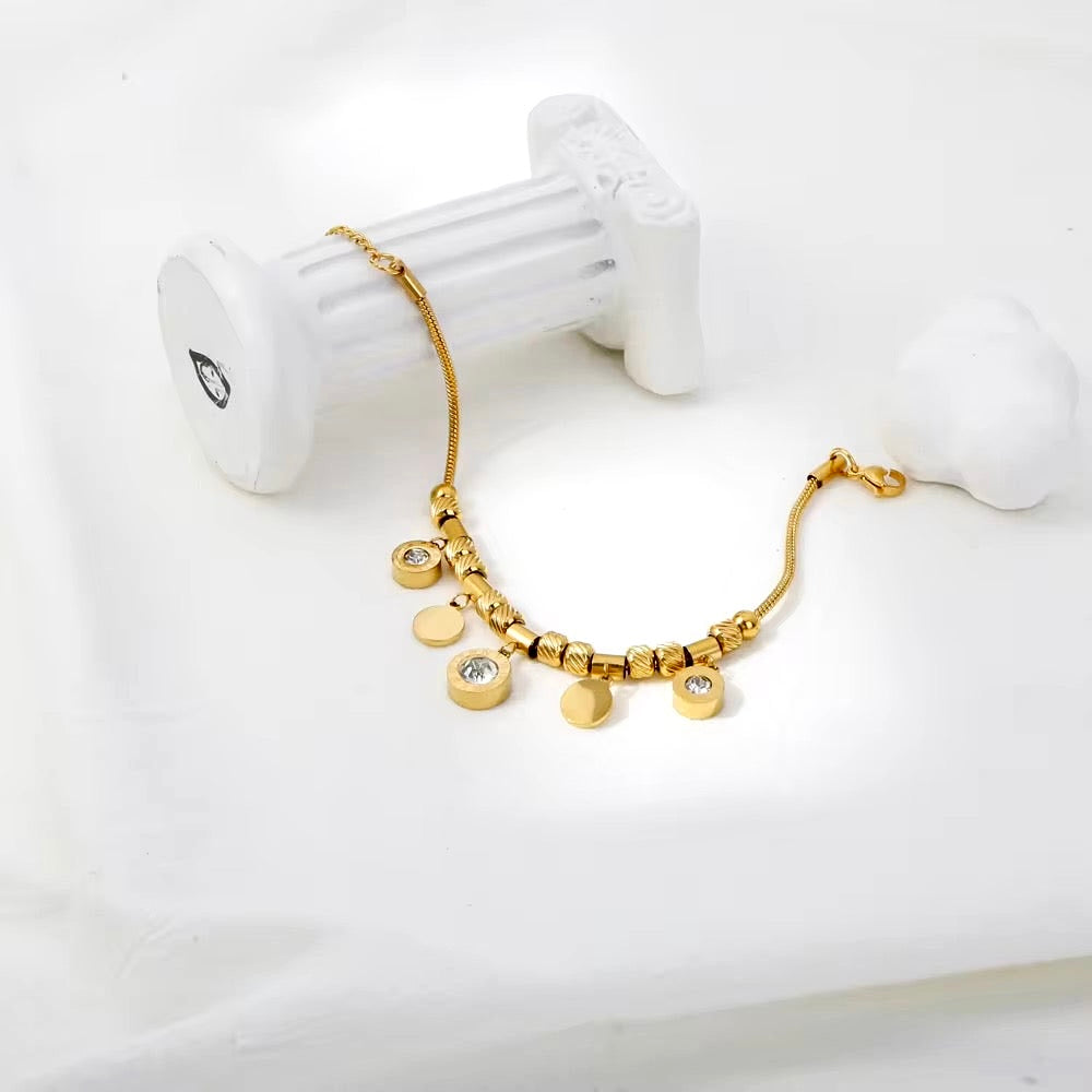 Timeless Crystal Charm Bracelet