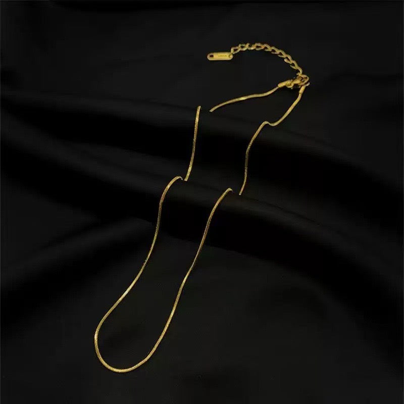 Minimalist Sleek Gold Plated Chain