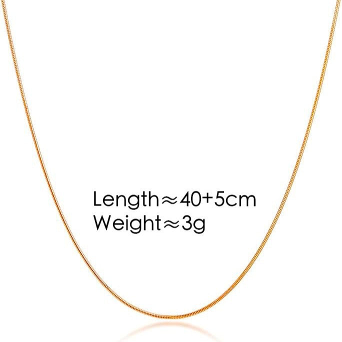 Minimalist Sleek Gold Plated Chain