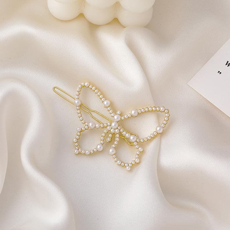 Korean Yang Chaoyue Butterfly Pearl Hairpin