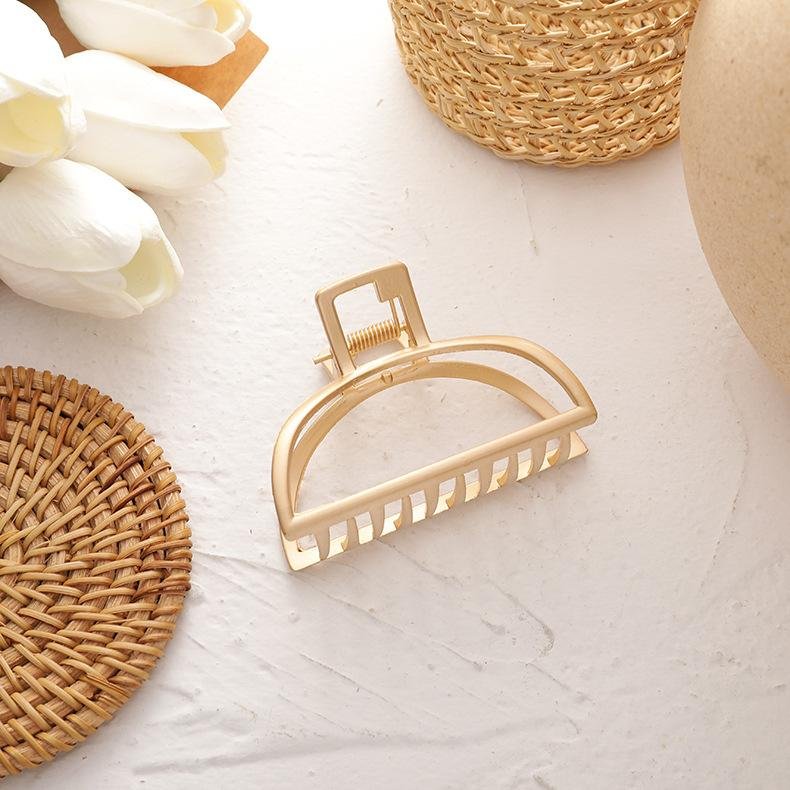 Korean Version Metal Half Ball Head Hair Clip Catcher Scrunchies