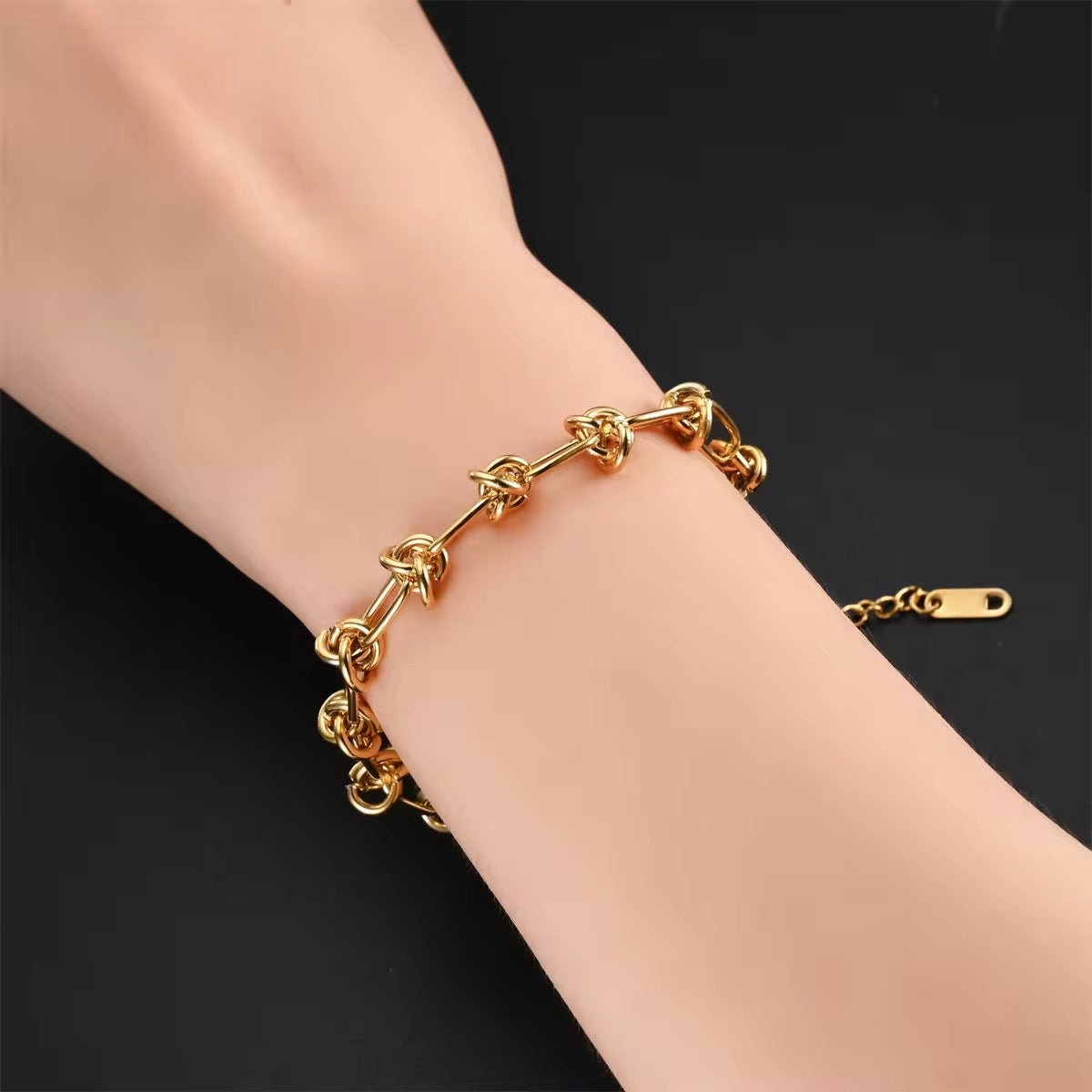Multi Layered Goldplated Bracelet