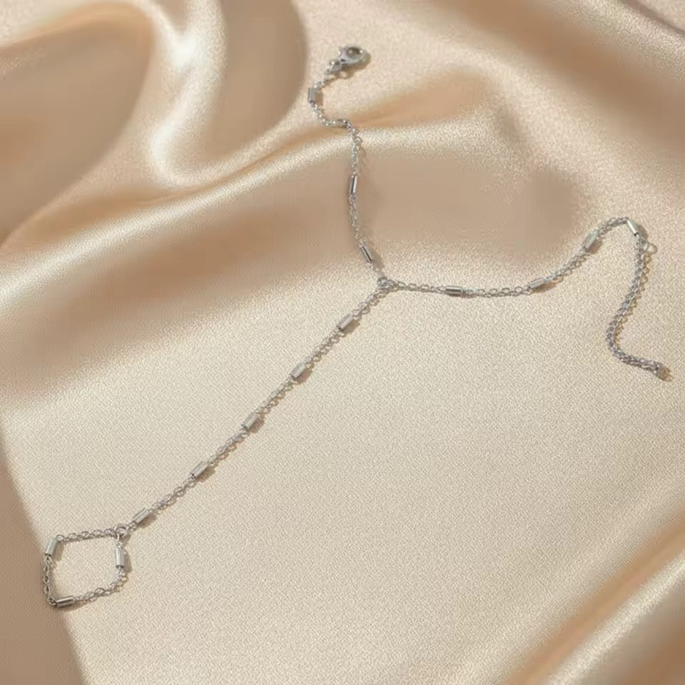 Stainless Steel Bar Link Hand Chain