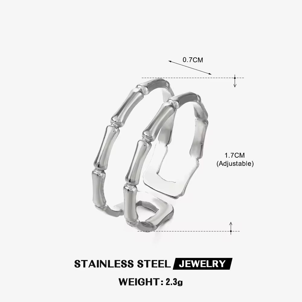 Double Layered Stainless Steel Boned Shaped Rings