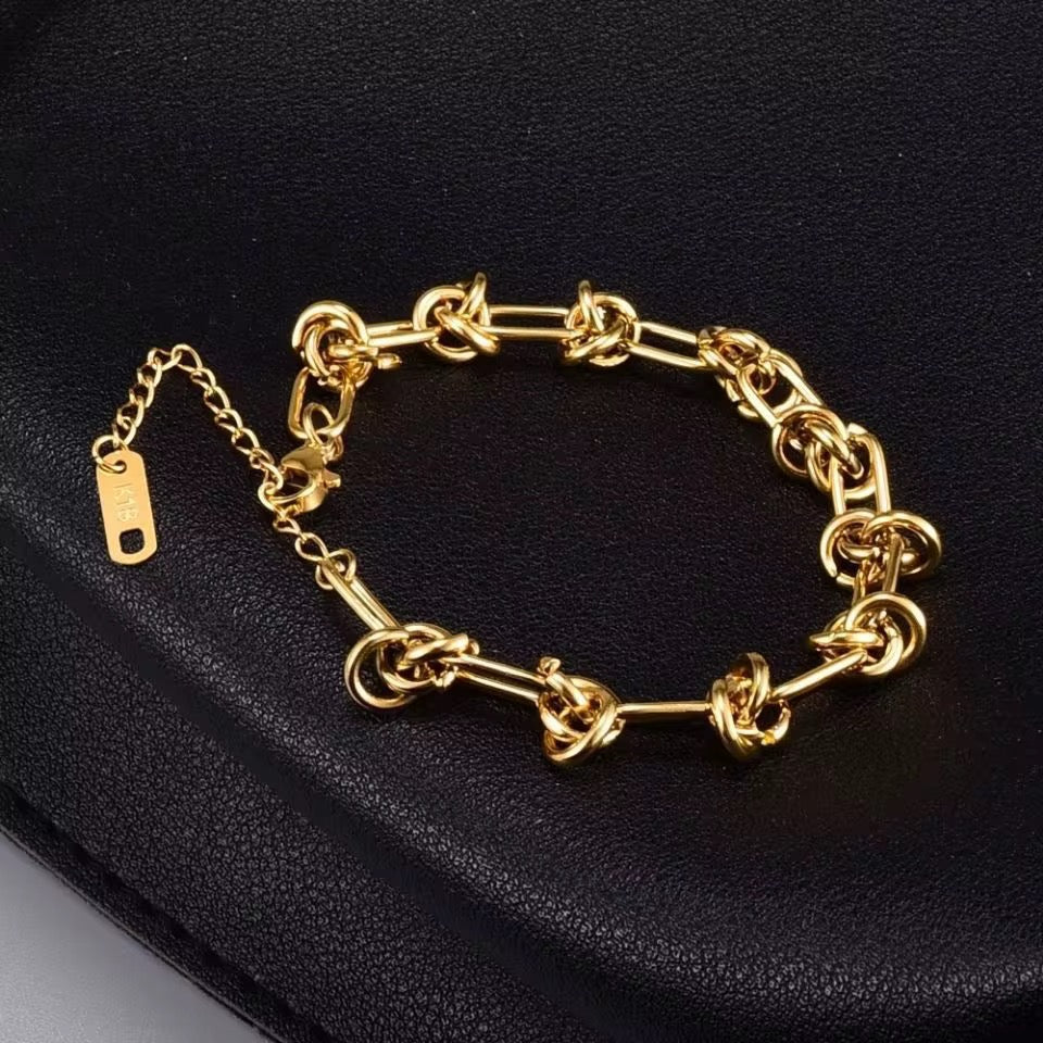 Multi Layered Goldplated Bracelet