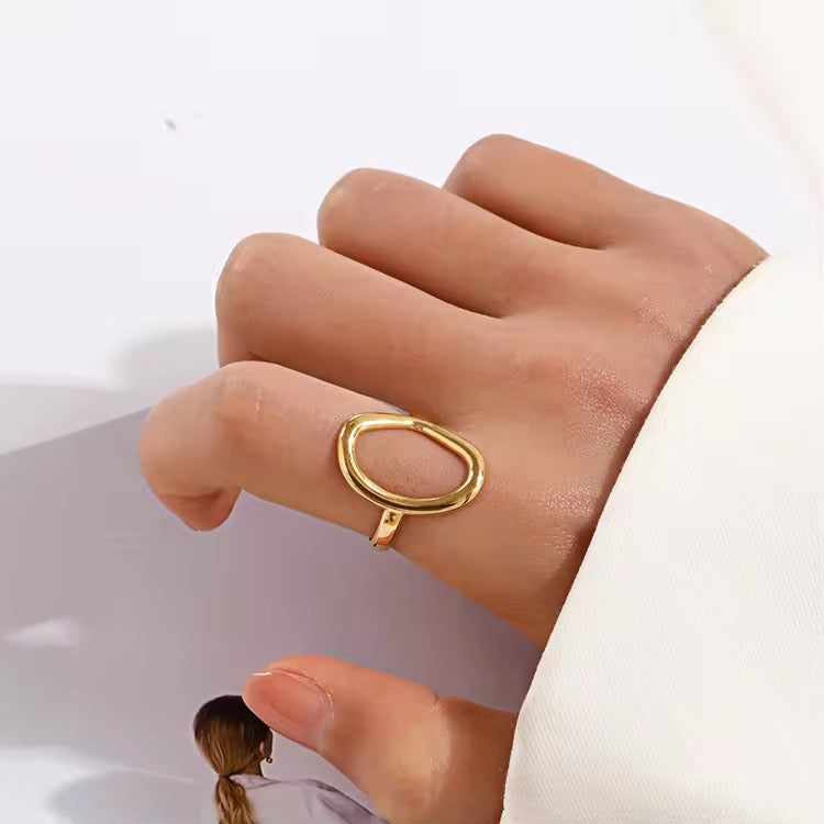 18K GOld Plated Adjustable Rings