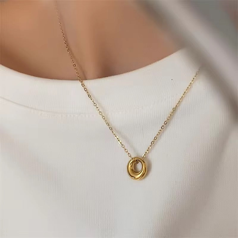 Minimal Vintage Gold Plated Necklace