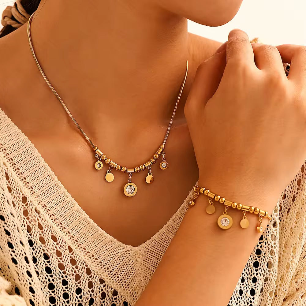 Timeless Crystal Charm Bracelet