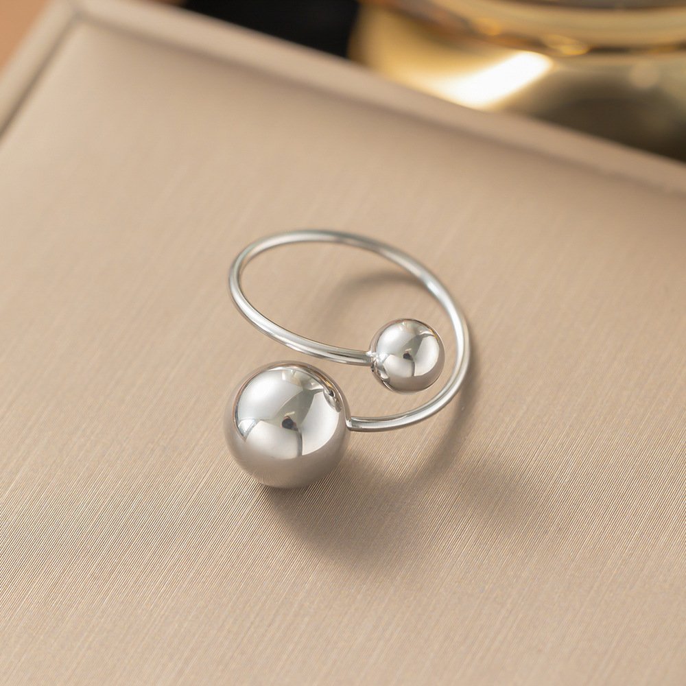 Modern Adjustable Stainless Steel Ring