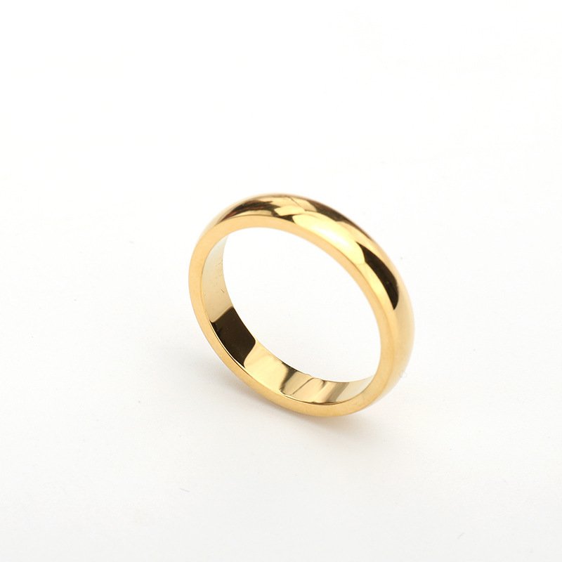 Minimal Gold Plated Chunky Ring