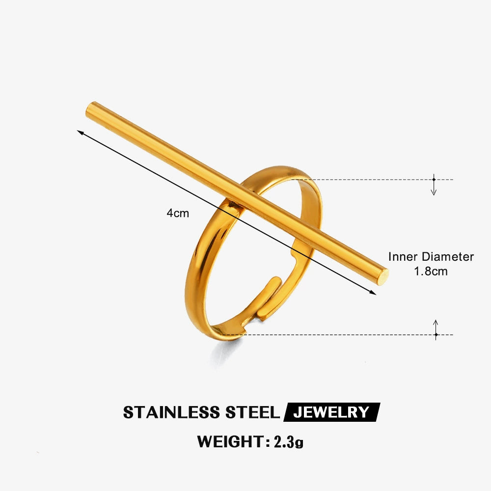 Modern Bar Adjustable Ring