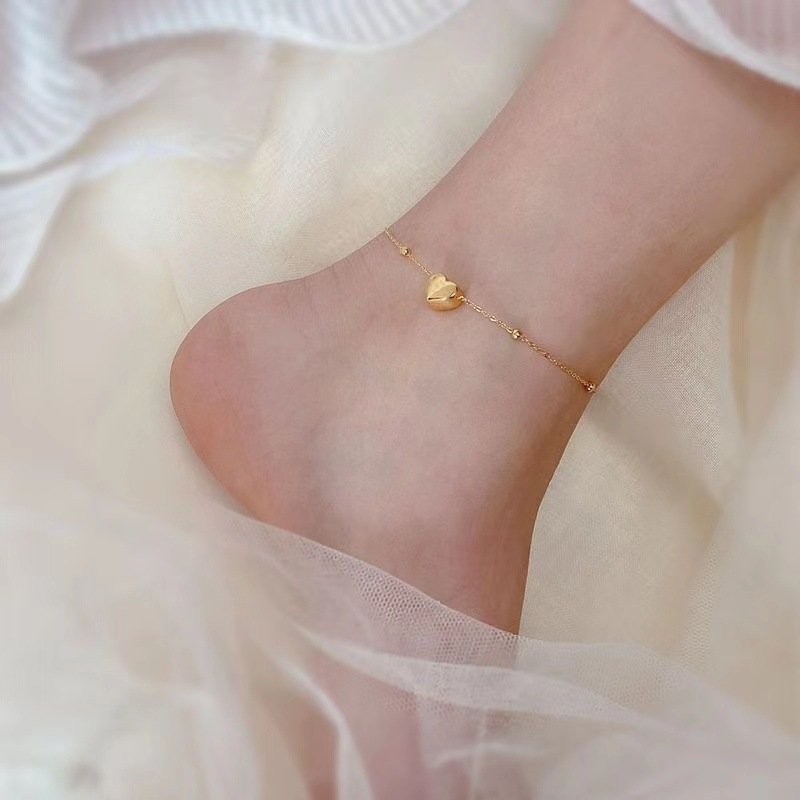 Perfect Gift Minimal Heart Anklet