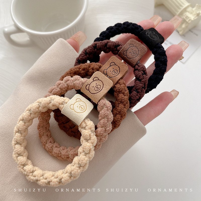 Set of 5 Coffee Shades Premium Hairbands