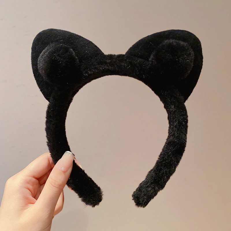 Cute Black Cat Ears Hairband