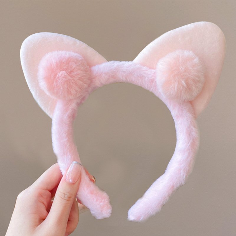 Cute Pink Cat Ears Hairband