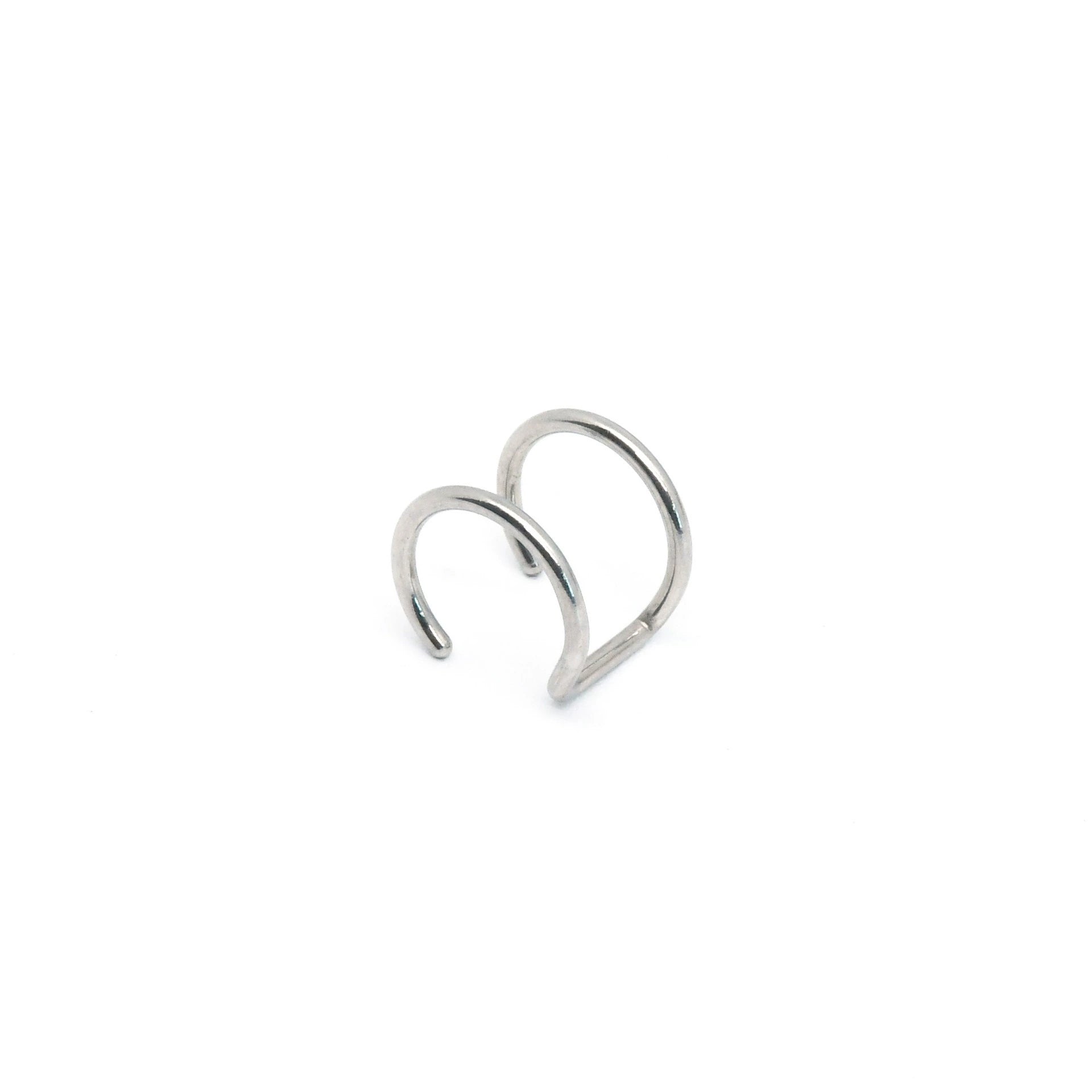 Stainless Steel U-Shaped Double Ear Cuff