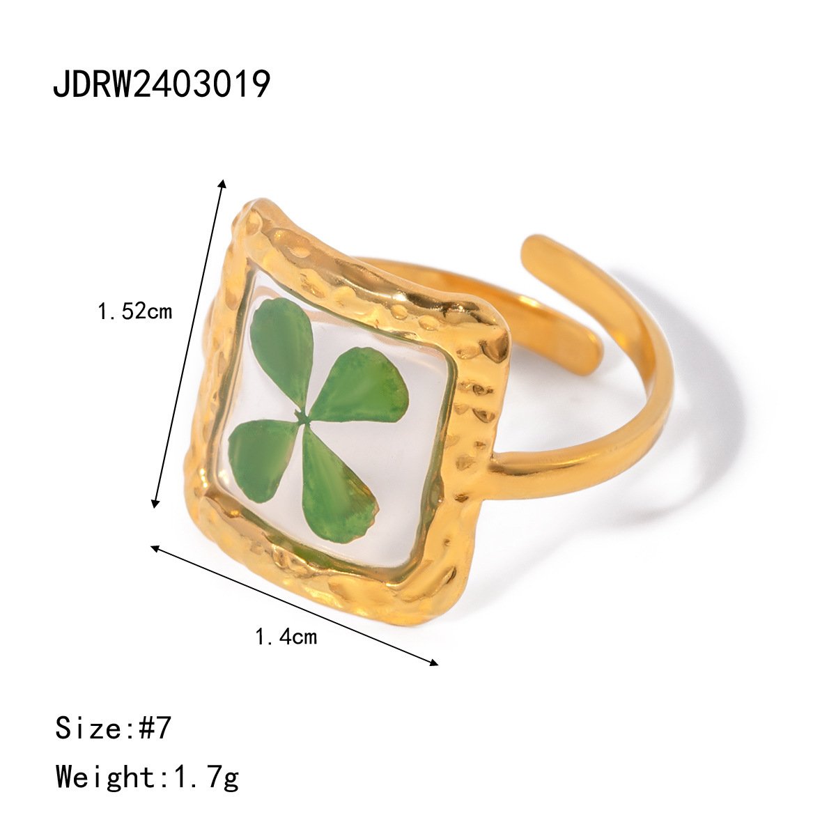 Hand Painted Gold Plated Designer Ring