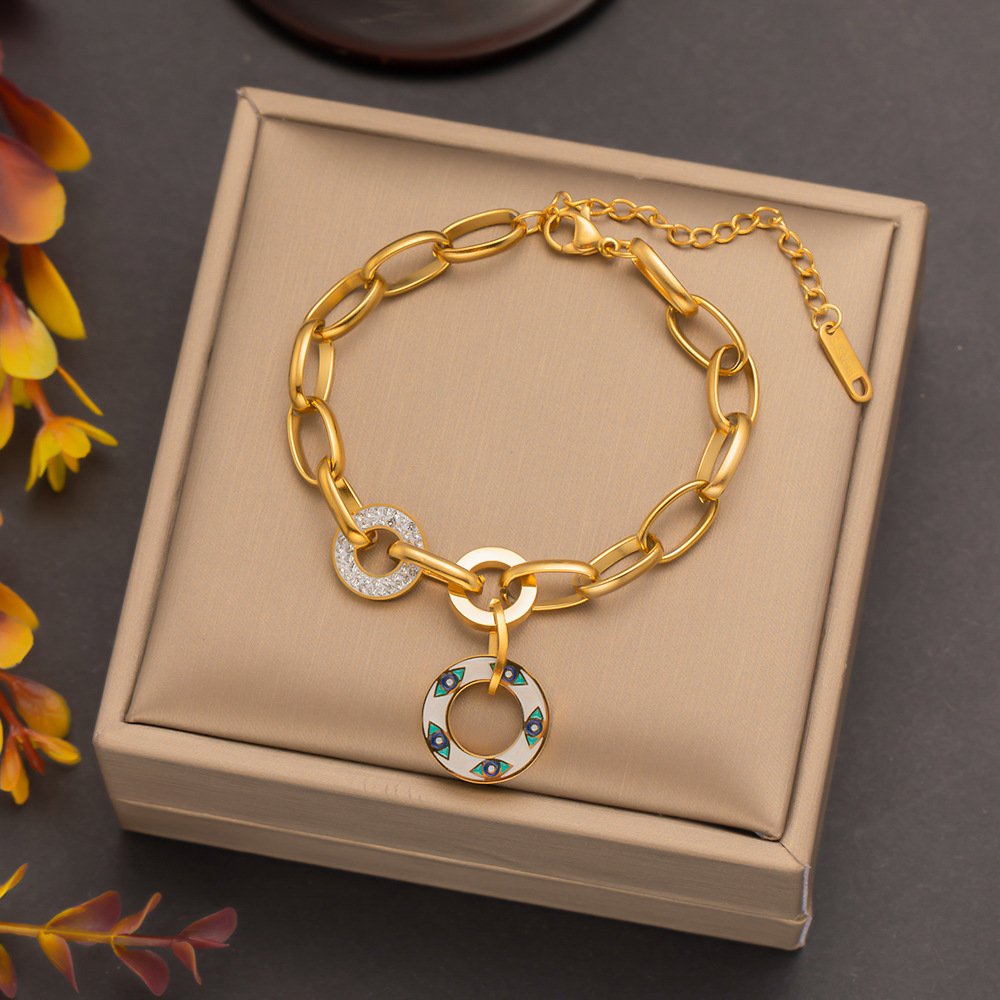 Premium Heavy Chained Gold Plated Bracelet
