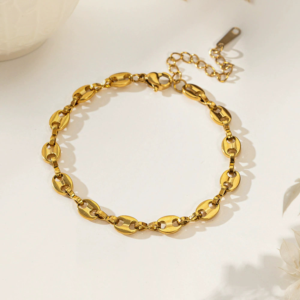 Bold Oval Link Chain Bracelet