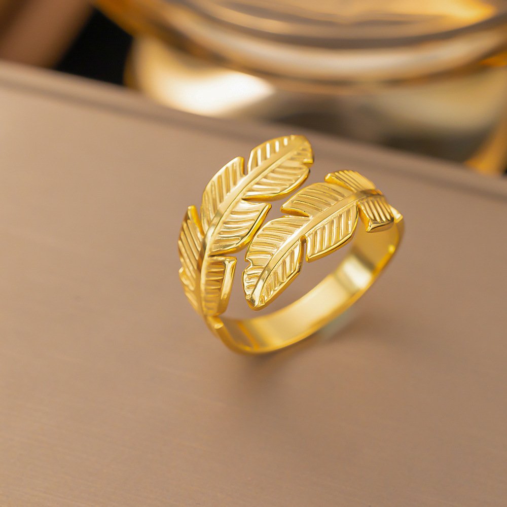 Elegant Gold Plated Adjustable RIng
